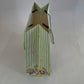 Sacola de Papel de Páscoa 23x18x10cm | Branco e Verde | FlorArte