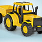 Carrinho de Brinquedo Trator Rural com Carreta 45 x 18 x 20 cm (C x L x A) | Plaspolo