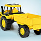 Carrinho de Brinquedo Trator Rural com Carreta 45 x 18 x 20 cm (C x L x A) | Plaspolo