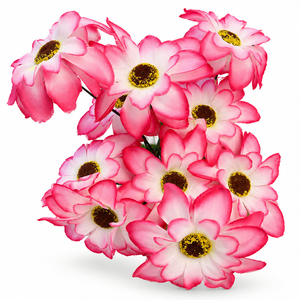 Buquê de Dálias Artificiais Rosa 50 cm – 10 Hastes | FlorArte