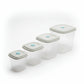 Conjunto 4 Potes Sanremo Vac Freezer SR485/2C 1L 1,7L 3,2L 5,1L BPA Free
