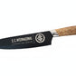 Faca Steel Premium Inter Brasfoot Aço Inox 20 cm | Cabo de Madeira Cedro | 30 cm