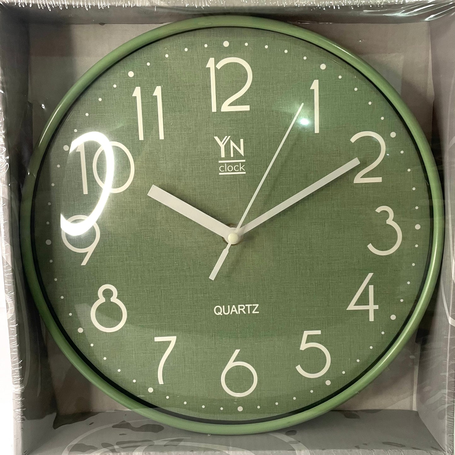 Relógio de Parede Decorativo 25 cm - Verde | Yn Clock