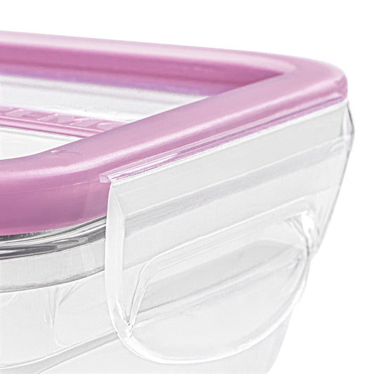 Pote Hermético Freshy 1,24 L Sanremo — Tampa com 4 Travas & Borracha Vedadora | BPA-Free | Vai ao Micro-ondas, Freezer e Lava-louças