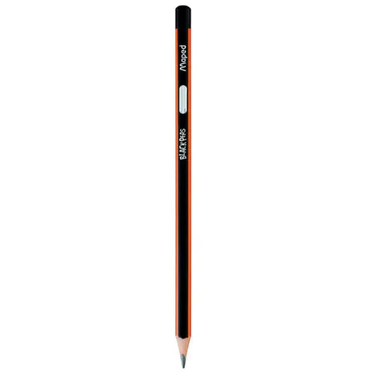 Lápis de Escrever Preto Triangular Black Peps HB | Maped
