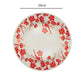 Prato Raso 24 cm Donna Jardim Oriental – Vermelho | Cerâmica Oxford Biona