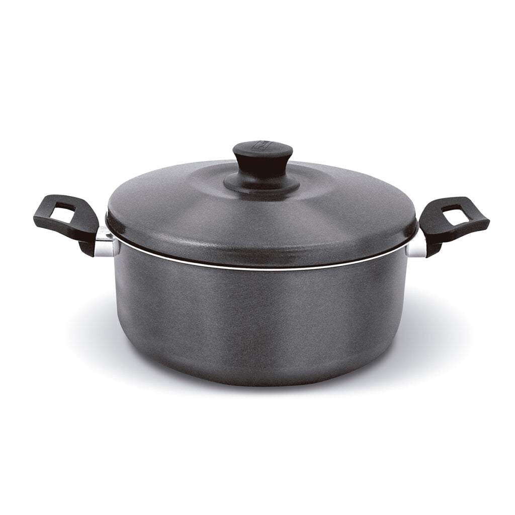 Panela Caçarola Luxo Andiaderente 3,3 Litros - 22 cm | Alumínio Cinco Estrelas