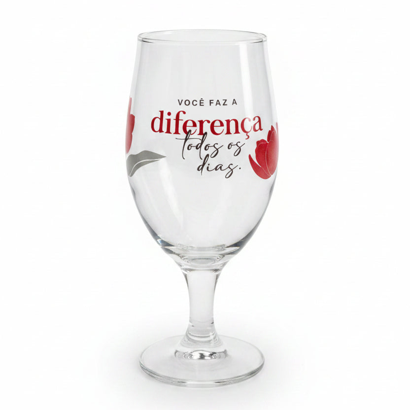 Taça Windsor 330ml Brasfoot – Para uma Pessoa Muito Especial | Presente em Vidro