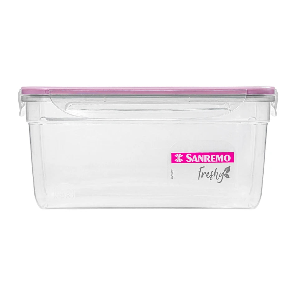 Pote Hermético Sanremo 3,5L | 4 Travas | Vedação Borracha | BPA Free