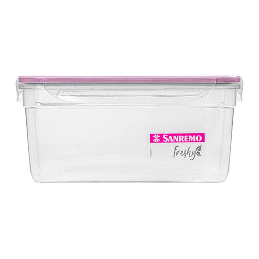 Pote Hermético Sanremo 3,5L | 4 Travas | Vedação Borracha | BPA Free