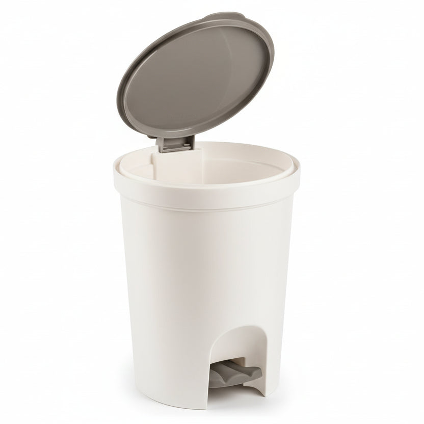 Lixeira com Pedal Redonda Sanremo 13,5L Plástico BPA Free