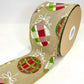 Fita Aramada Linho FlorArte 6,3 cm × 9,14 m – Fita Decorativa Colorida Aramada para Laços, Presentes, Natal