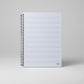 Caderno de Música Tilibra Espiral Capa Dura 80 Folhas – Papel Partitura 200x275 mm