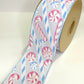 Fita Aramada FlorArte 6,3 cm×9,14 m – Rolo Decorativo Rosa e Azul – Laços & Arranjos