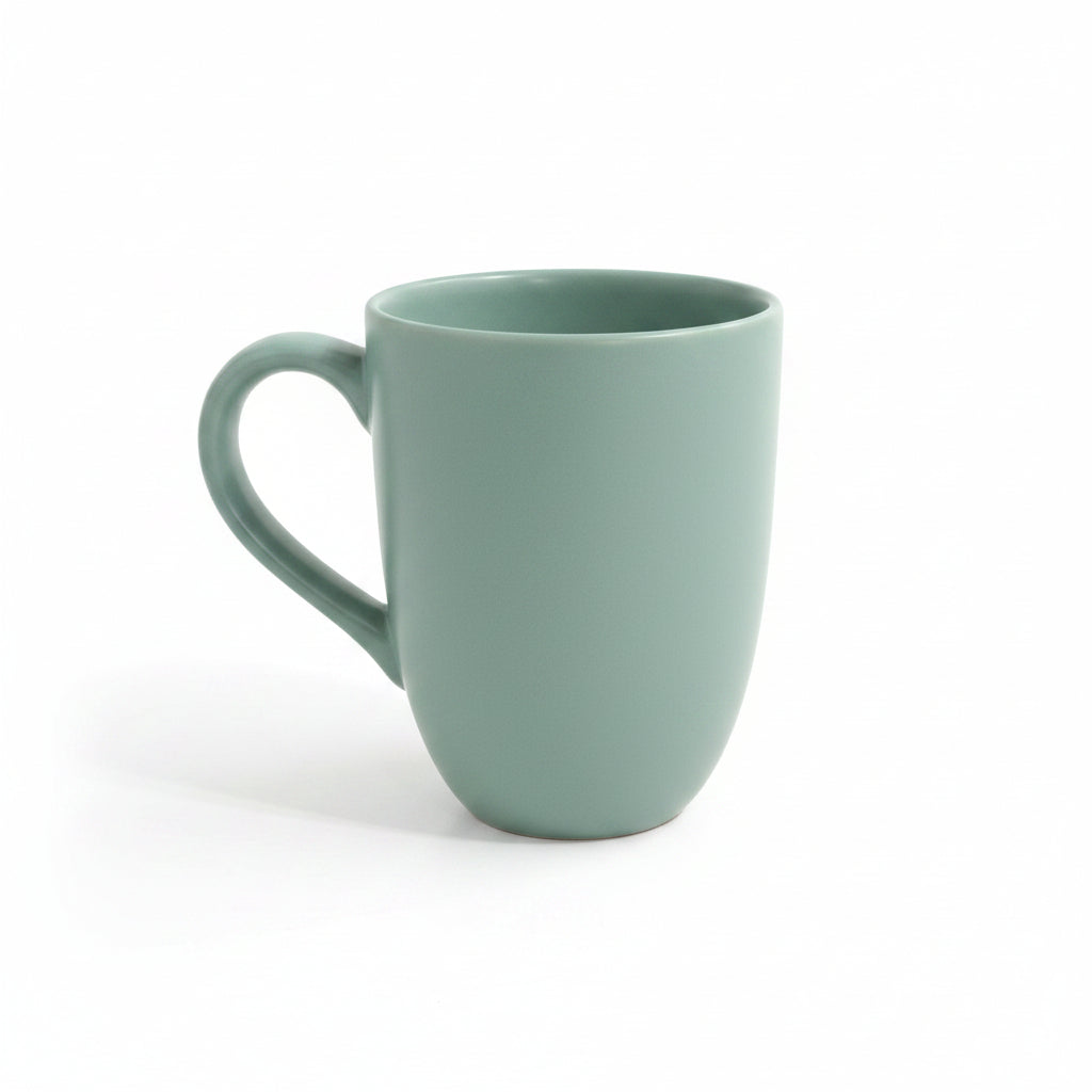 Caneca de Cerâmica Flat 350ml – Oxford | Linha Flat (Pacífico / Oásis / Preto)