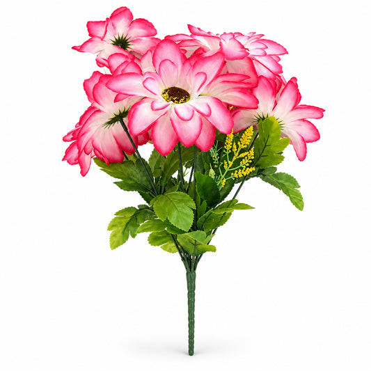 Buquê de Dálias Artificiais Rosa 50 cm – 10 Hastes | FlorArte