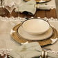 Prato Fundo Cerâmica 20,5 cm Unni Brisa Oxford – Decorada com Pontinhos Pretos