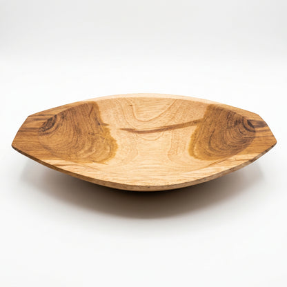Gamela de Madeira Maciça 26 x 16,5 x 4 cm | Petisqueira Artesanal | Peças Únicas