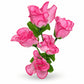Buquê de Botões de Rosa Artificiais Cor-de-Rosa 35 cm – 5 Hastes | Florarte