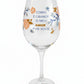 Taça de Vinho 385ml Vidro - Para Minha Mãe com Carinho | Brasfoot