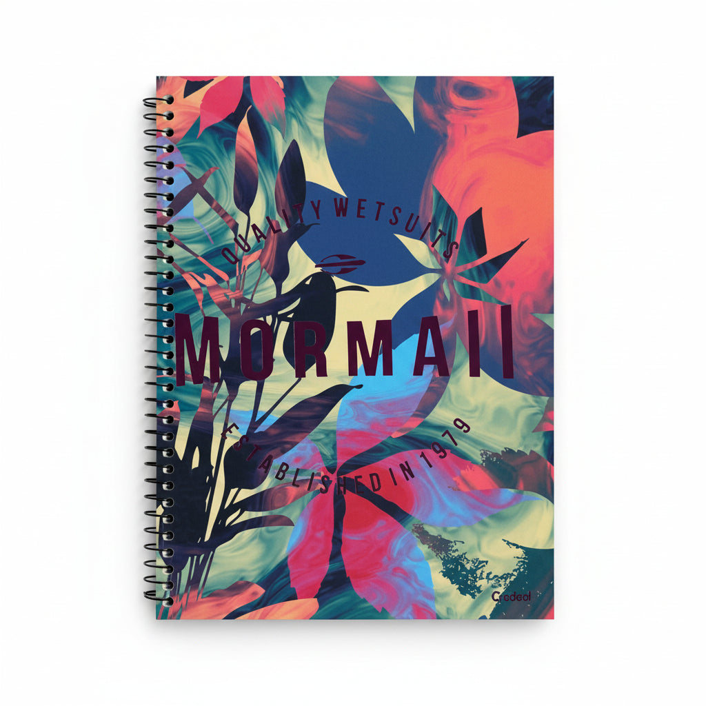 Caderno Mormaii Surfe Feminino 1 Matéria 96 Folhas Universitário Capa Dura | Credeal