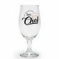 Kit Taça + Avental Super Chef Rosa Brasfoot 330ml | Presente Criativo para Cozinhar e Churrasco