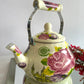 Chaleira Esmaltada 2,5L Vintage Estampa Floral