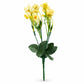 Buquê de Margaridas Artificiais Creme e Amarelo 28 cm – 10 Hastes | Florarte