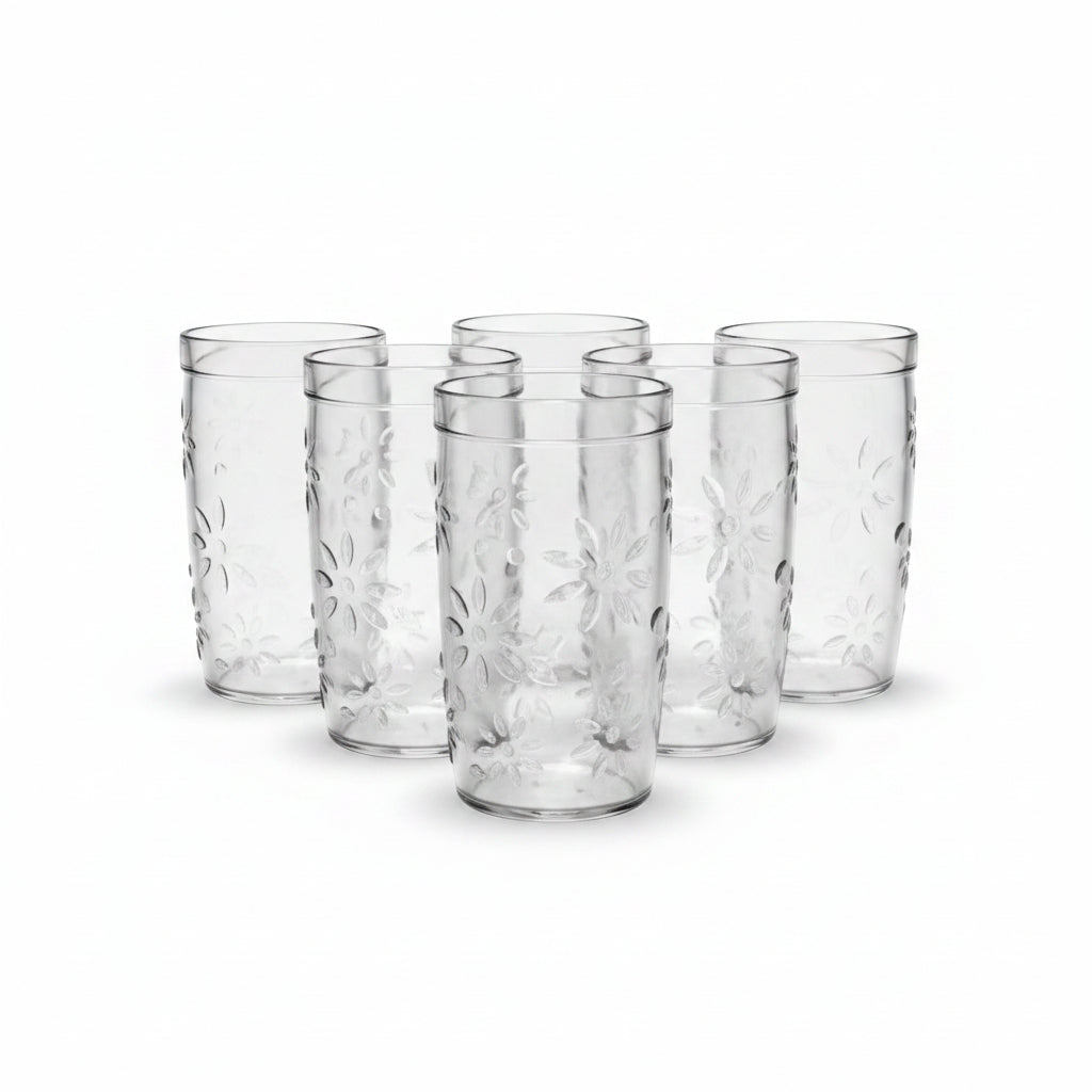 Conjunto 6 Copos de Vidro SM Nature 270ml — Nadir Figueiredo