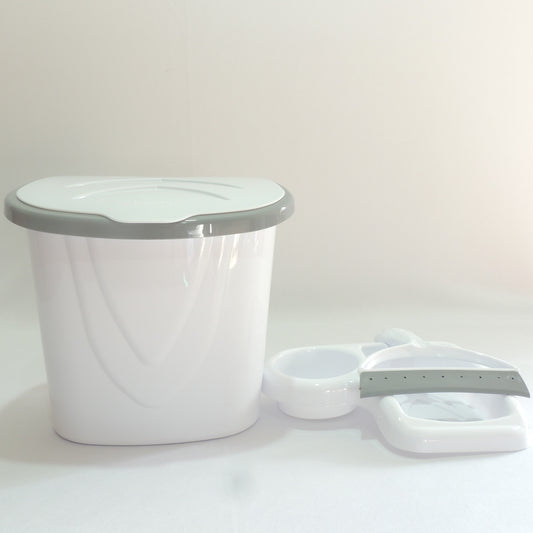 Kit Lixeira de 3 Litros + Rodo de Pia + Porta Detergente | Keita