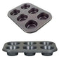 Forma Cupcake FWB 6 Cavidades Antiaderente Aço Carbono