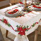 Toalha de Mesa de Natal 6 Lugares 1,40 m x 2,10 m Athenas Estampado Natal 105 | Dohler