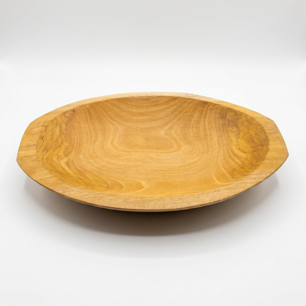 Gamela de Madeira Maciça 26 x 16,5 x 4 cm | Petisqueira Artesanal | Peças Únicas