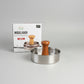 Modelador de Hambúrguer 12 cm Cosy Alumínio cabo Madeira