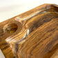 Gamela Rústica em Madeira Natural – Artesanal e Funcional - 30 x 19,5 x 5 cm