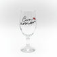 Taça Windsor 330ml Brasfoot – Para Quem Me Faz Muito Feliz | Vidro Transparente