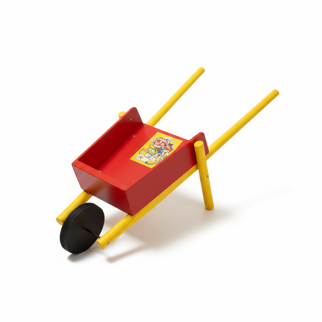 Carrinho de Mão de Brinquedo em Madeira – Alf Brinquedos | Faz de Conta Infantil