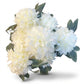 Buquê de Crisântemos Artificiais Branco 42 cm – 7 Hastes | FlorArte