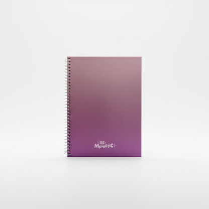 Caderno Be‑Magnetic Credeal | 1 Matéria 80 Folhas | Capa Dura Reflexiva | Espiral Universitário