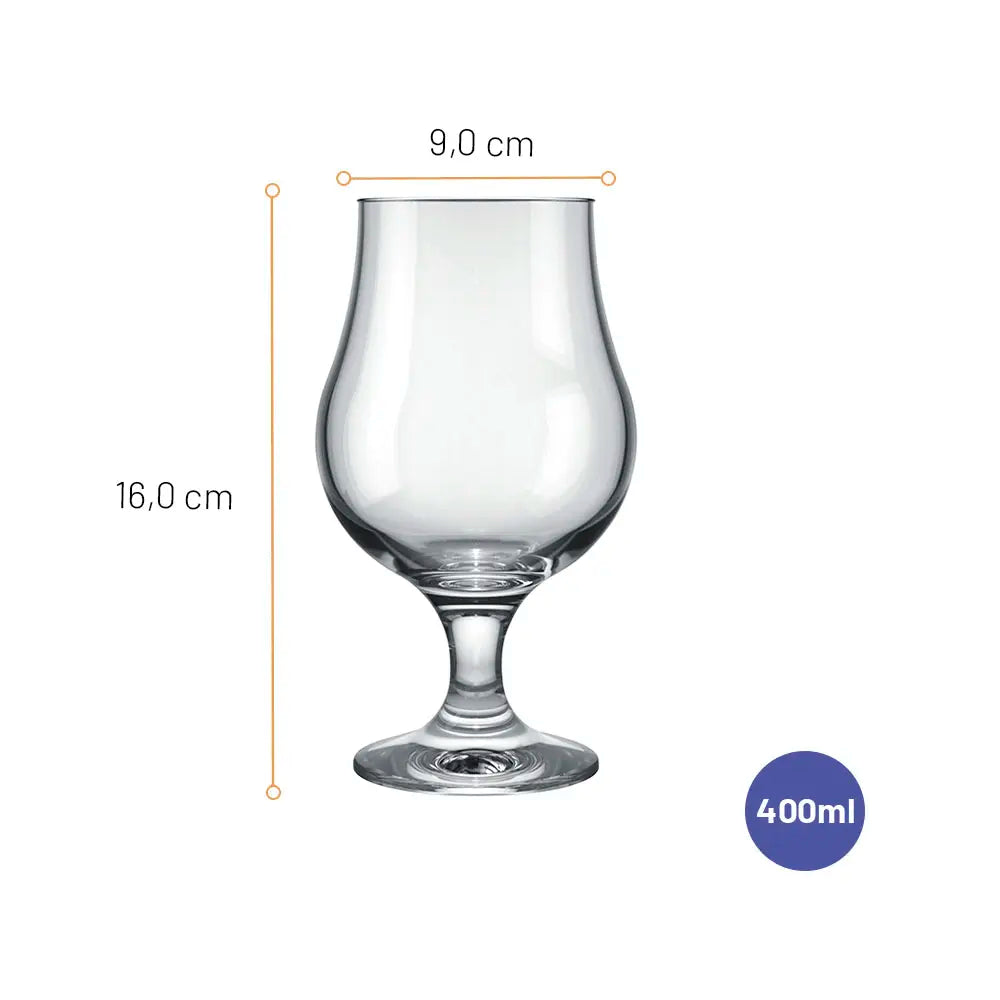 Jogo de Taças para Cerveja Dublin 400 ml com 6 Peças | Nadir