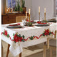 Toalha de Mesa de Natal 8 Lugares 1,60 m x 2,50 m Athenas Estampado Natal 105 | Dohler
