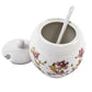 Açucareiro Hauskraft 350 ml com Colher – Porcelana Premium para Mesa Posta