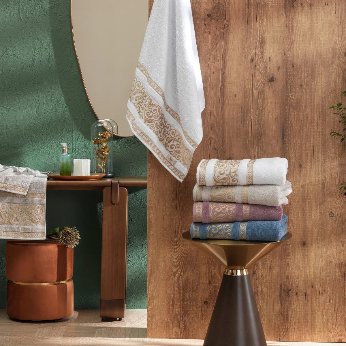 Toalha de Rosto La Vie Appel 50x80 cm | Fio Penteado 450g/m² – Linha Diamond