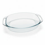 Assadeira Oval de Vidro Seletta 3,2L Marinex — Do Forno à Mesa com Elegância