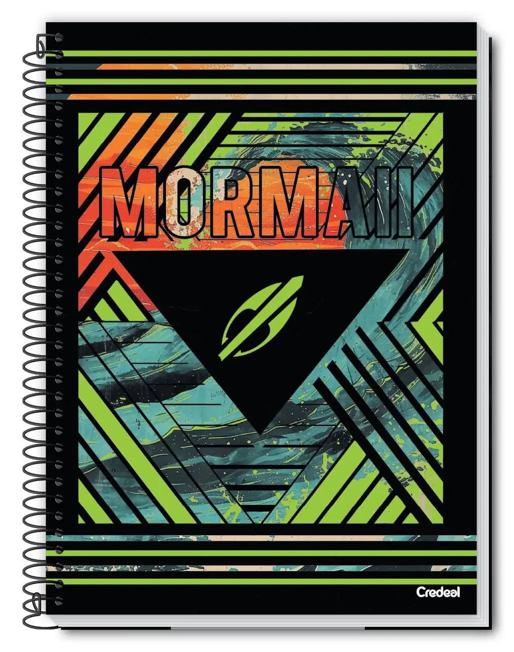 Caderno Mormaii Surfe Masculino Universitário 10 Matérias 160 Folhas | Credeal