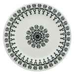 Prato Raso Folk 24cm | Cerâmica Biona Oxford | Estampa Abstrata