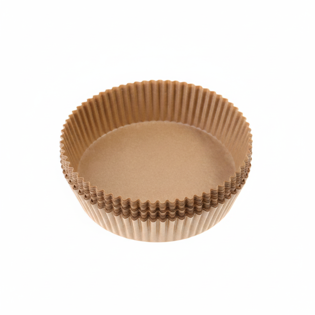 Forro de Papel Redondo 16 cm (50 un) – Forro para Air Fryer | Descartável