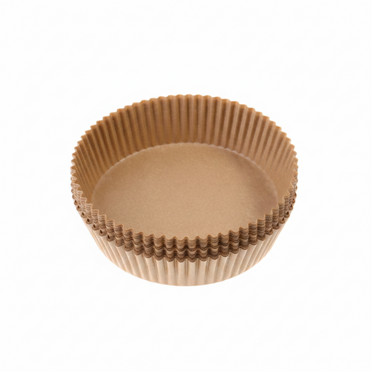 Forro de Papel Redondo 16 cm (50 un) – Forro para Air Fryer | Descartável