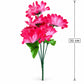 Buquê de Gérberas Artificiais Creme e Rosa 31 cm – 7 Hastes | FlorArte