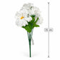 Buquê de Gérbera Artificial Branca com 7 Flores – 31 cm | Florarte